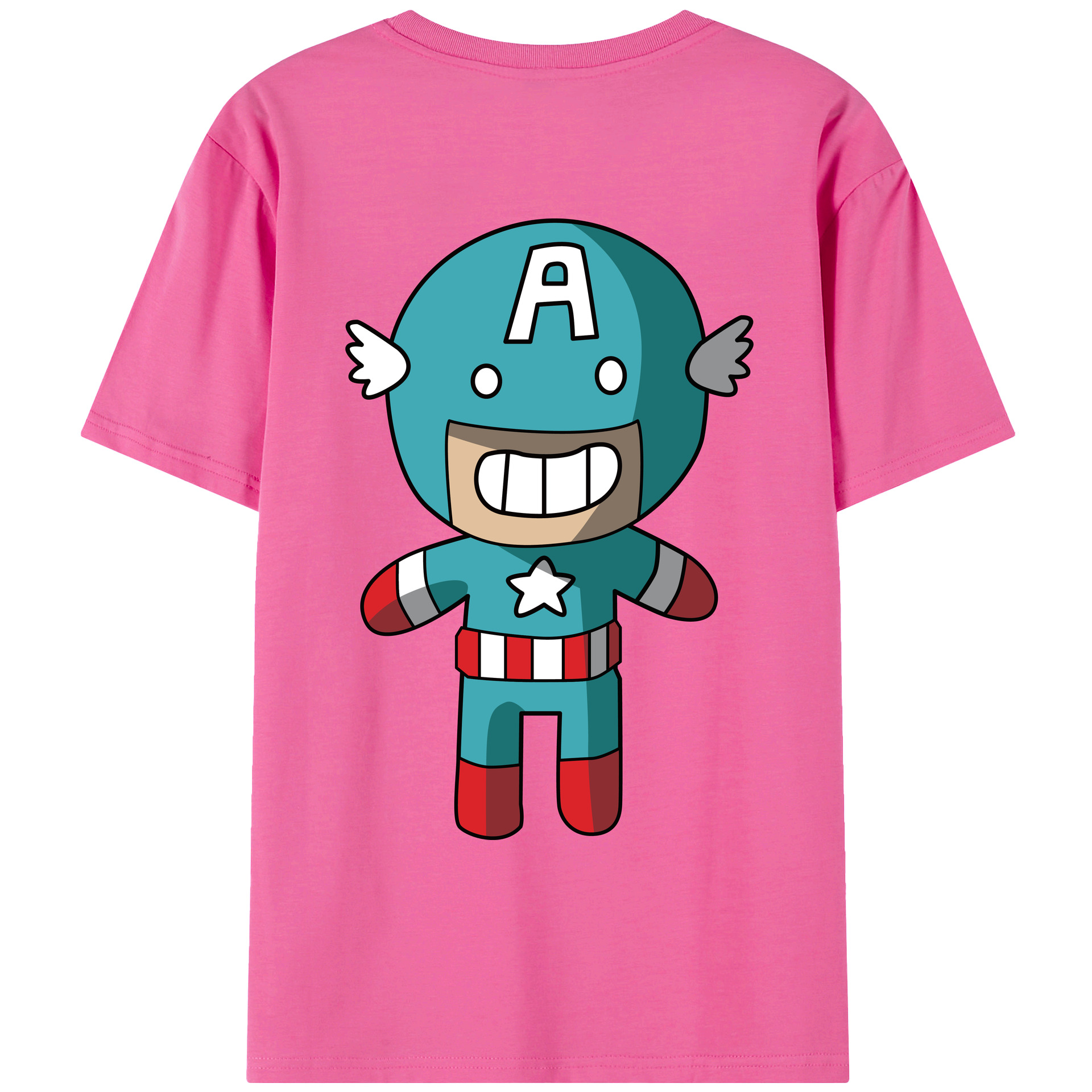 （画像用） アベンジャーズ The Avengers レディース半袖Tシャツ(バックプリント)